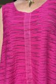 Made in Italy Benji Linen Panel Wave Vest Flamingo *